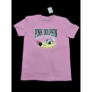 Pink Dolphin Vandals Graphic T-Shirt Multicolor Size L